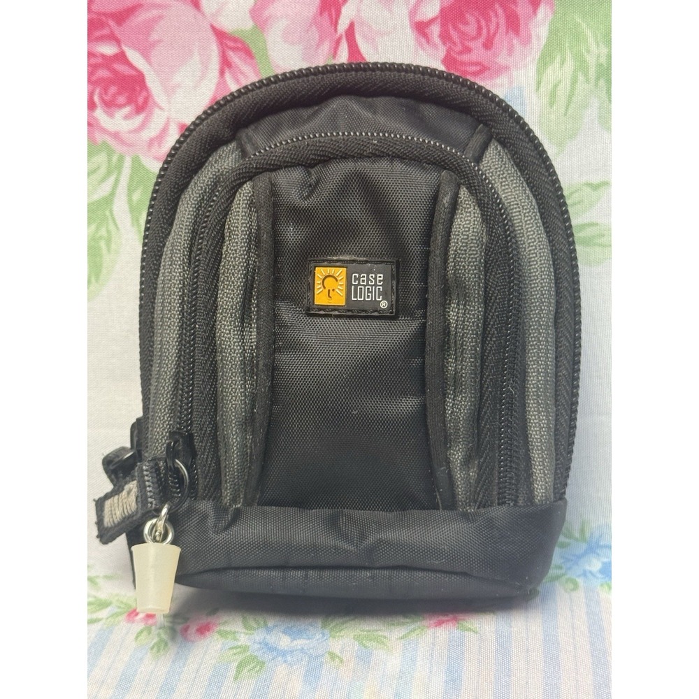 Case Logic Small Camera Electronics Pouch 4x4.5" Belt Loop Black Travel Bag